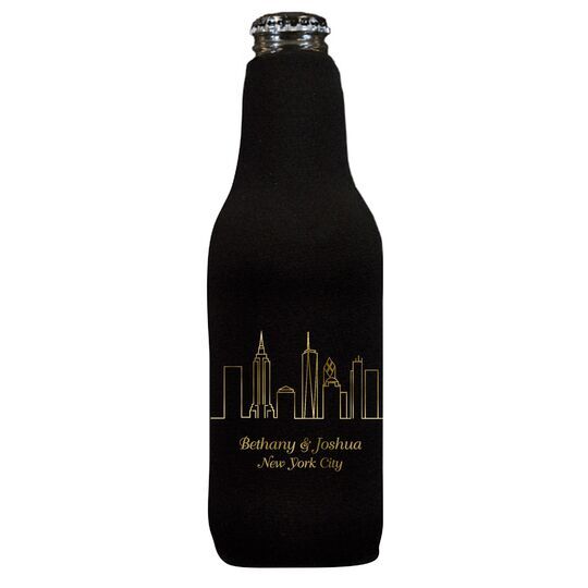 New York City Skyline Bottle Huggers